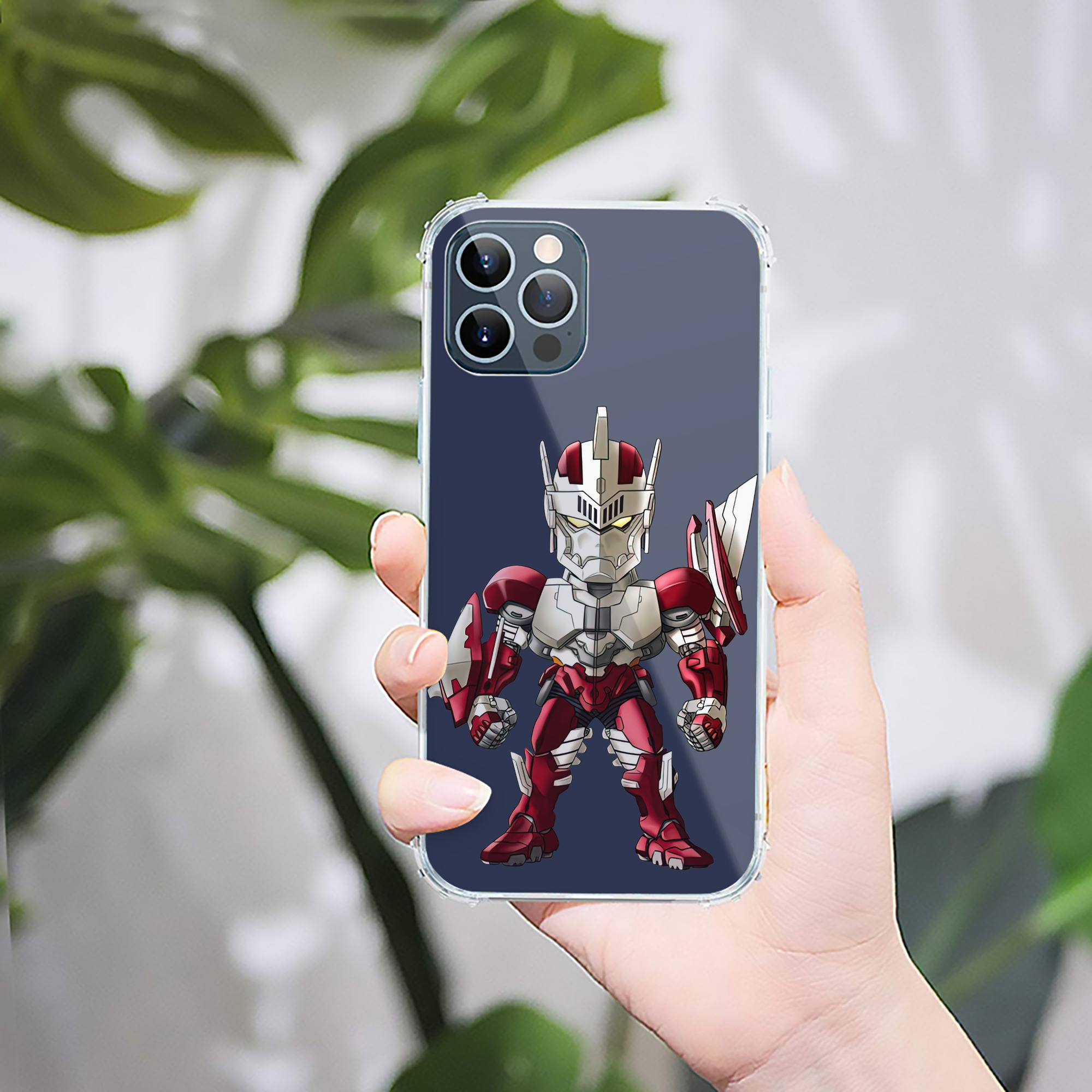 （画像用） ウルトラマン Ultraman 【iPhone 12シリーズ対応】透明スマホケース（クリアソフトケース）
